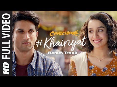 Khairiyat Lyrics - Chhichhore Movie - Arjit Singh