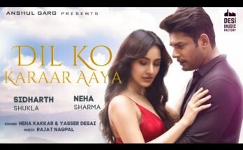 Dil Ko Karaar Aaya Lyrics - Yasser Desai & Neha Kakkar| Sidharth Shukla