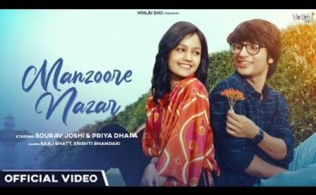 MANZOORE NAZAR Lyrics - Sourav Joshi & Priya Dhapa