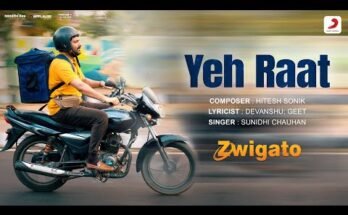 Yeh Raat Lyrics - Sunidhi Chauhan | Zwigato ft Kapil Sharma